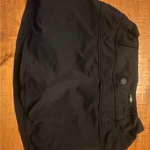 Athleta Black Skort with Drawstring